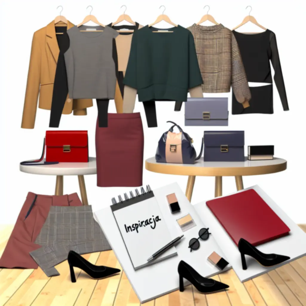 Przykładowe zestawienia stylizacji w ramach inspiracyjnych kolekcji