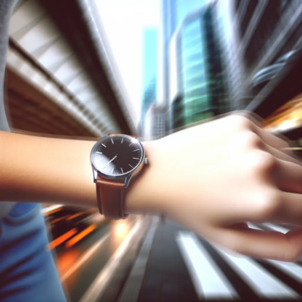 Elegancki zegarek premium prezentowany w stylizacji lifestyle